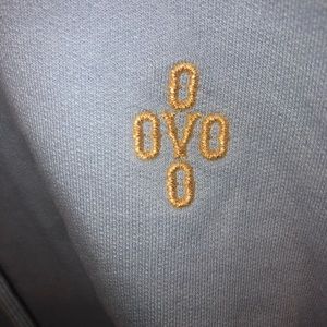 Baby blue size small barley worn OVO hoodie